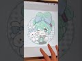 ⭕️✍→☝️まぁ〜るかいてちょんｯｯｯ イラスト procreate 初音ミク vocaloid hatsunemiku ボカロ