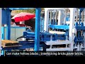 QT4-15 Fully Automatic Hydraulic Brick Making Machine Concrete Hollow Block Machine