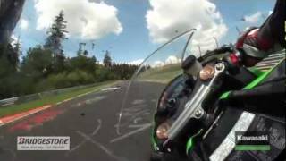 Nürburgring Nordschleife Gyrocam-Onboard Kawasaki ZX10R Ninja 2011