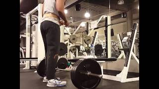 Deadlift workout of 315lb; 3 sets of 10