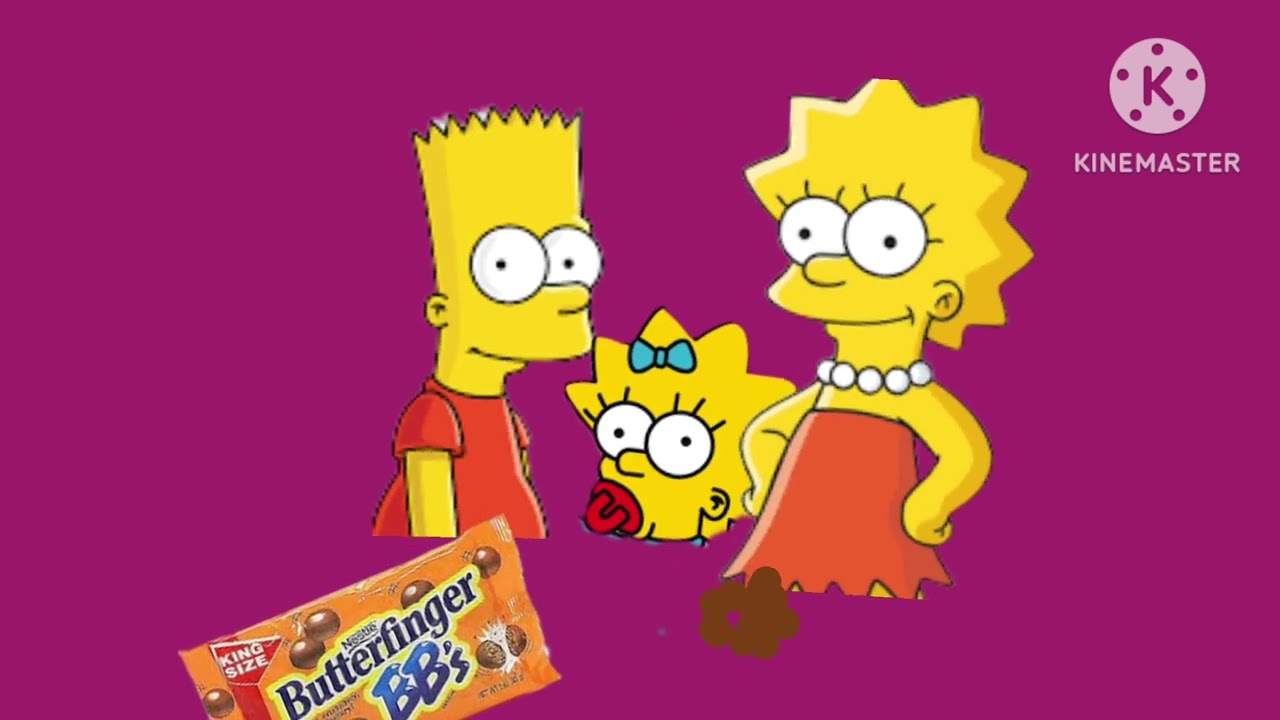 The Simpsons Butterfinger Commercial One Less Sister (1992) Ramake ...