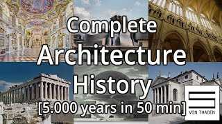Architecture History: All Architectural Styles & Epoches, Complete Overview [University Lecture]