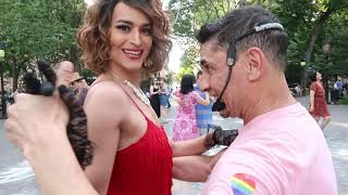 CROSSDRESSER IN PUBLIC DANCING THE TANGO! #PRIDE | Yoya Fabulosa |