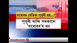 এটা পুখুৰীৰ মূল্য কিমান হ'ব পাৰে? আজি চাওক গোলাঘাটৰ এটা ২৫ লাখটকীয়া পুখুৰী।