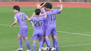 20220515 東海社会人リーグ1部 第3節 藤枝市役所 3-2 Tokai Gakuen Univ  前半17分 藤枝市役所 9高橋祐樹 先制ゴール