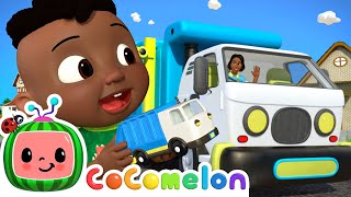 Wheels on the Bus (Recycling Truck Version) | CoComelon Nursery Rhymes & Kids Songs