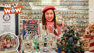 The Largest Snow Globe Collection in the World!