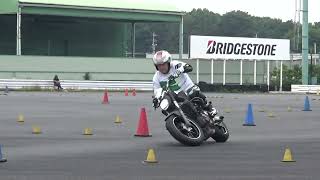 20240519 motogymkhana DUNLOP#2 H2 【緑7】arakawa@MT-07