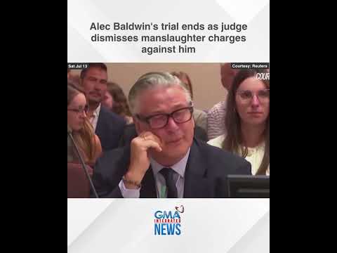 Alec Baldwin's manslaughter charges are dismissed.