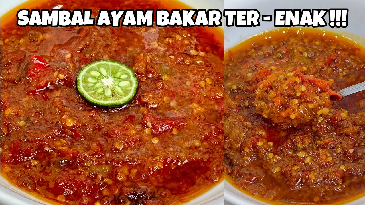 RESEP SAMBAL AYAM BAKAR TER ENAK !!!! NIKMAT PWOLLLLL - YouTube