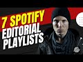 How I got 7 Spotify editorial playlists