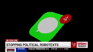 Stopping political robotexts