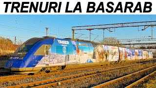 24 de trenuri in 6 minute la halta Basarab-Trainspotting in Bucharest-Personenzüge im Bukarest