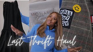 My Last Thrift Vlog! Amazing $1.75 finds || Helen H