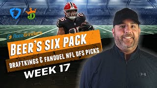 DRAFTKINGS & FANDUEL NFL PICKS WEEK 17 - DFS 6 PACK