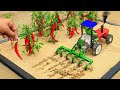 Top most creative diy tractor plough machine science project of sano creator | water pump