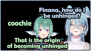 Elira asks Finana how to be Unhinged
