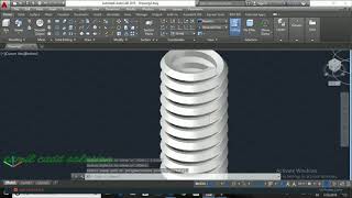 AutoCAD 3D  Sweep Command -- Tamil