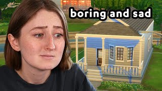 i'm fixing boring base game builds in the sims