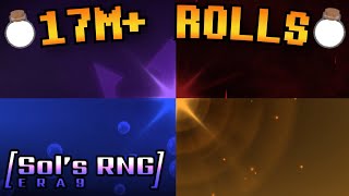 WTH?? SO MANY GLOBALS !? |17M+ ROLLS Sol's RNG Era 9