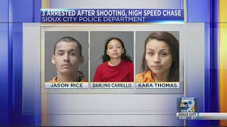 3 Arrested After Shooting, High Speed Chase