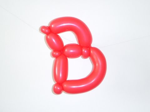 Balloon Letter B - YouTube