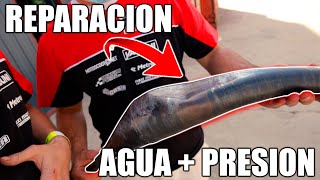 COMO REPARAR UN ESCAPE ABOLLADO | FACIL | Agua + Presion