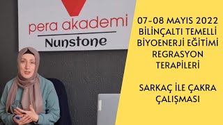 7-8 Mayıs 2022 BİLİNÇALTI TEMELLİ BİYOENERJİ EĞİTİMİ REGRASYON TERAPİLERİ/SARKAÇ İLE ÇAKRA ÇALIŞMASI