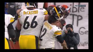 Steelers vs Browns - Myles Garrett hits Mason Rudolph with his own helmet! Thursday Night Football!