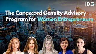 Celebrating Female CEOs: The Canaccord Genuity Advisory Program for Women Entrepreneurs