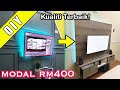 DIY Kabinet TV Dinding bernilai RM1500!