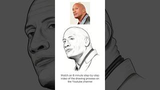 Sketch Like a pro: Master Drawing Dwayne Johnson (The Rock)!