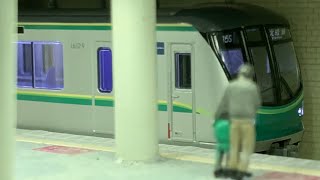 【地下鉄レイアウト】常磐緩行線/地下鉄千代田線 Nゲージ走行動画/ N scale \