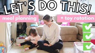 PRODUCTIVE MOM ROUTINE for MONDAYS | Stay at Home Mom With A Toddler