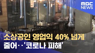 소상공인 영업익 40% 넘게 줄어‥'코로나 피해' (2021.12.28/12MBC뉴스)