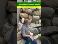 Boulder Retaining Wall | DIY Landscaping 