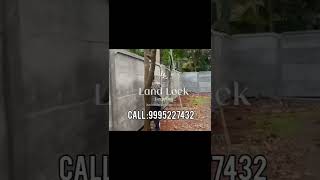 𝐒𝐥𝐚𝐛 𝐰𝐚𝐥𝐥(സ്നേഹമതിൽ)#kerala #fencing #secure #land #barbedwirefencing #compoundwall #chainlink