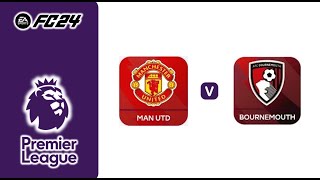 FC24丨Manchester UTD vs AFC Bournemouth丨Premier League 2024/25丨英格蘭足球超級聯賽丨曼徹斯特聯 vs 伯恩茅斯丨Matchday 17