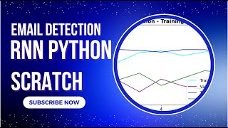 Email Spam Detection with RNN classifier Python Code from Scratch #python