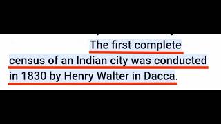 HENRY WALTER WAS CALLED FATHER OF INDIAN CENSUS.