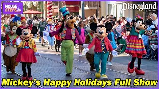 Mickey’s Happy Holidays Full Cavalcade \u0026 Show 2024 - Disney California Adventure - Disneyland Resort