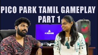 Our First Hilarious Try! | PICO PARK Tamil Couple Gameplay 🎮 | PART 1