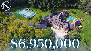 Unparalleled French Country Residence in Matinecock on 6+ Acres