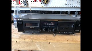 DIY Cassette Belt Replacement   Sony Stereo Cassette Deck TC WE305