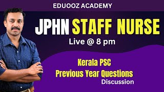 DME Kerala PSC Staff Nurse/JPHN | Kerala PSC Previous Year Question Discussion   #dmestaffnurse