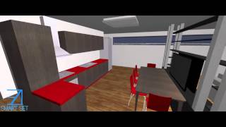 Noul concept de casa 3D smART set - Tur virtual