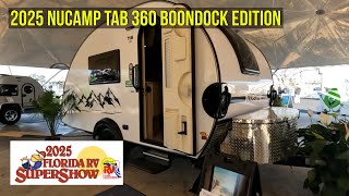 FIRST LOOK - 2025 NUCAMP TAB 360 BOONDOCK EDITION - 2025 TAMPA RV SUPER SHOW