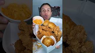 Church’s Chicken 🍗🤯🔥 #churchschicken #fastfood #asmrsounds #mukbang #foodshorts