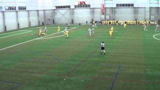 Mike Birney Scores 20 yard Lacrosse Goal for Detroit Titans