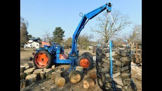 Wood-Bag Einlagern Trocknen Transportieren T 157/2 Empor IFA Universallader DDR Bagger ( Woodbags )